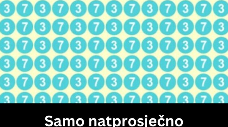 Samo natprosečno inteligentni mogu da pronađu broj 87 na ovoj slici za manje od 15 sekundi