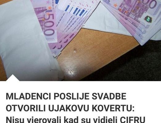 Nakon što su nakon vjenčanja dobili kovertu od ujaka, mladenci su ostali u čudu…