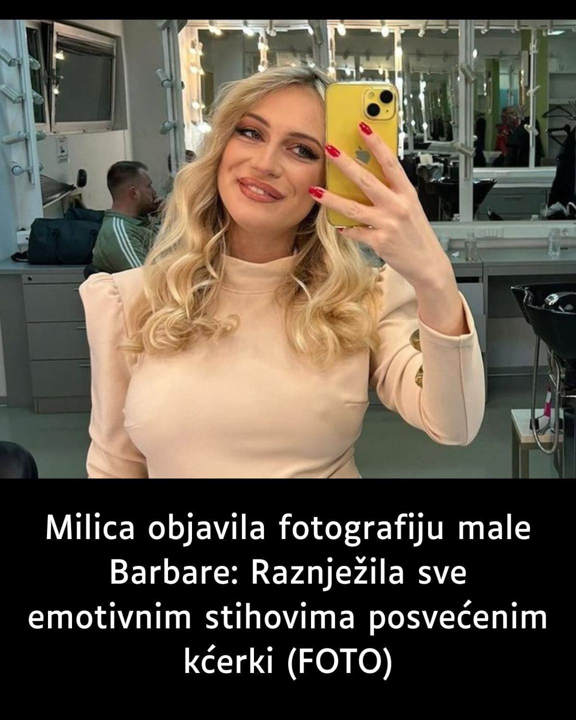 Milica objavila fotografiju male Barbare: Raznježila sve emotivnim stihovima posvećenim kćerki (FOTO)