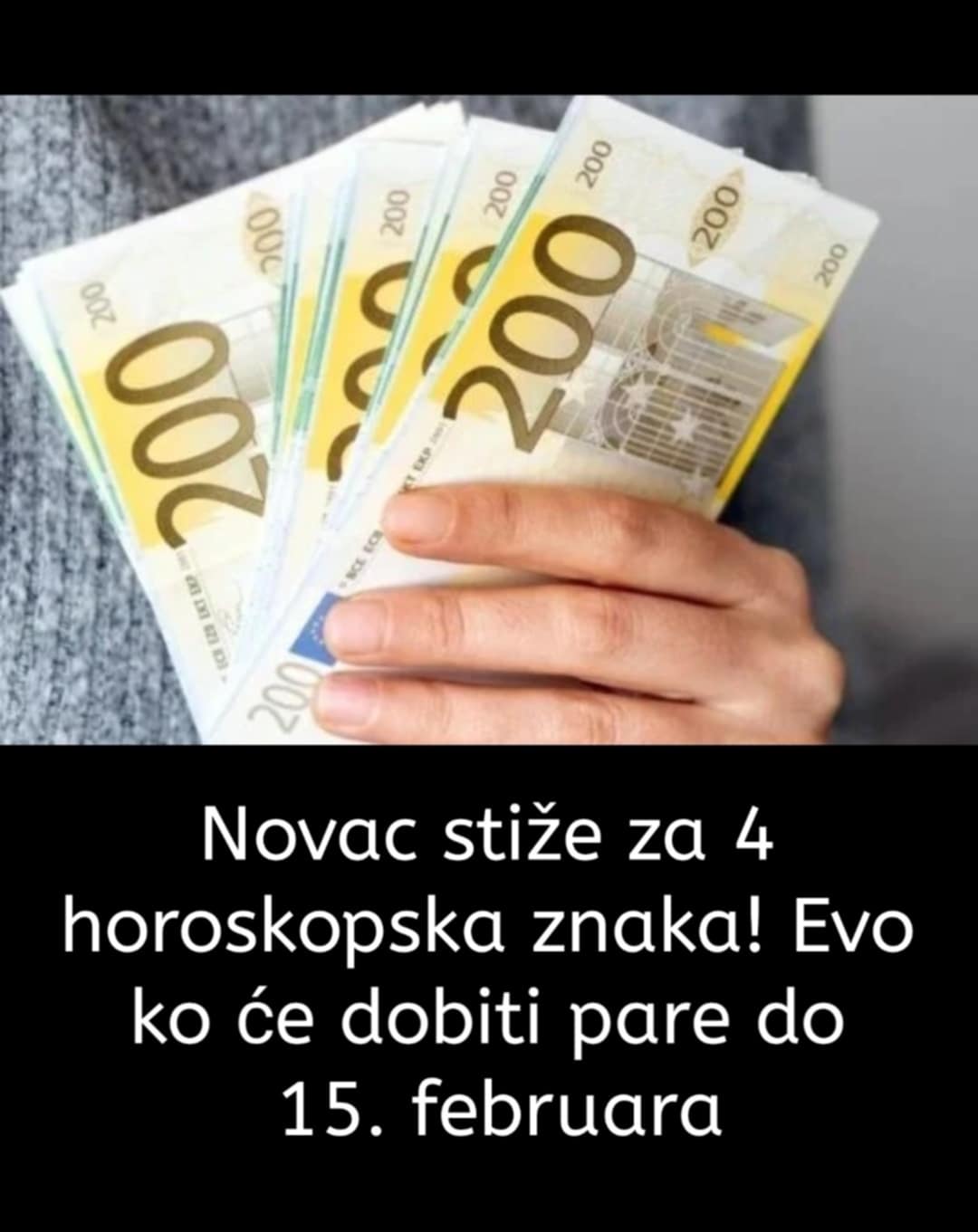 Novac stiže za 4 horoskopska znaka! Evo ko će dobiti pare do 15. februara, a jedan znak treba da…