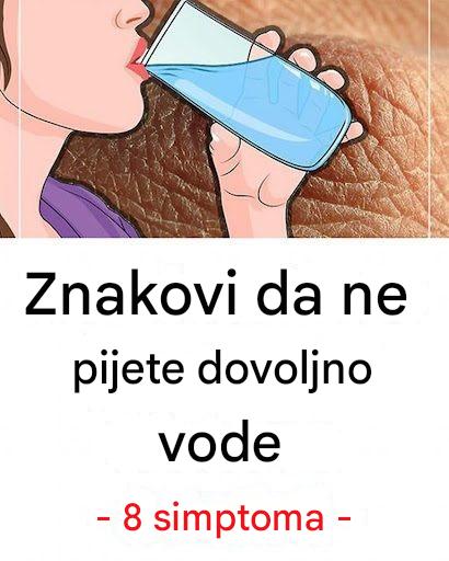 Šta se dešava s vašim telom kada ne pijete dovoljno vode