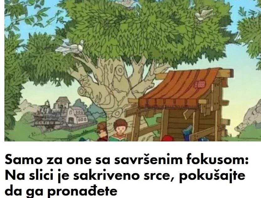 Samo za one sa savršenim fokusom: Na slici je sakriveno srce, pokušajte da ga pronađete