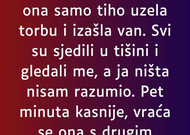 “Zaprosio sam svoju djevojku u kafiću…”