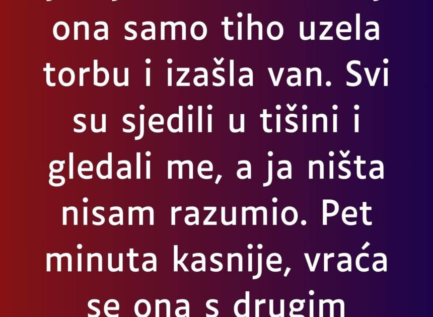 “Zaprosio sam svoju djevojku u kafiću…”