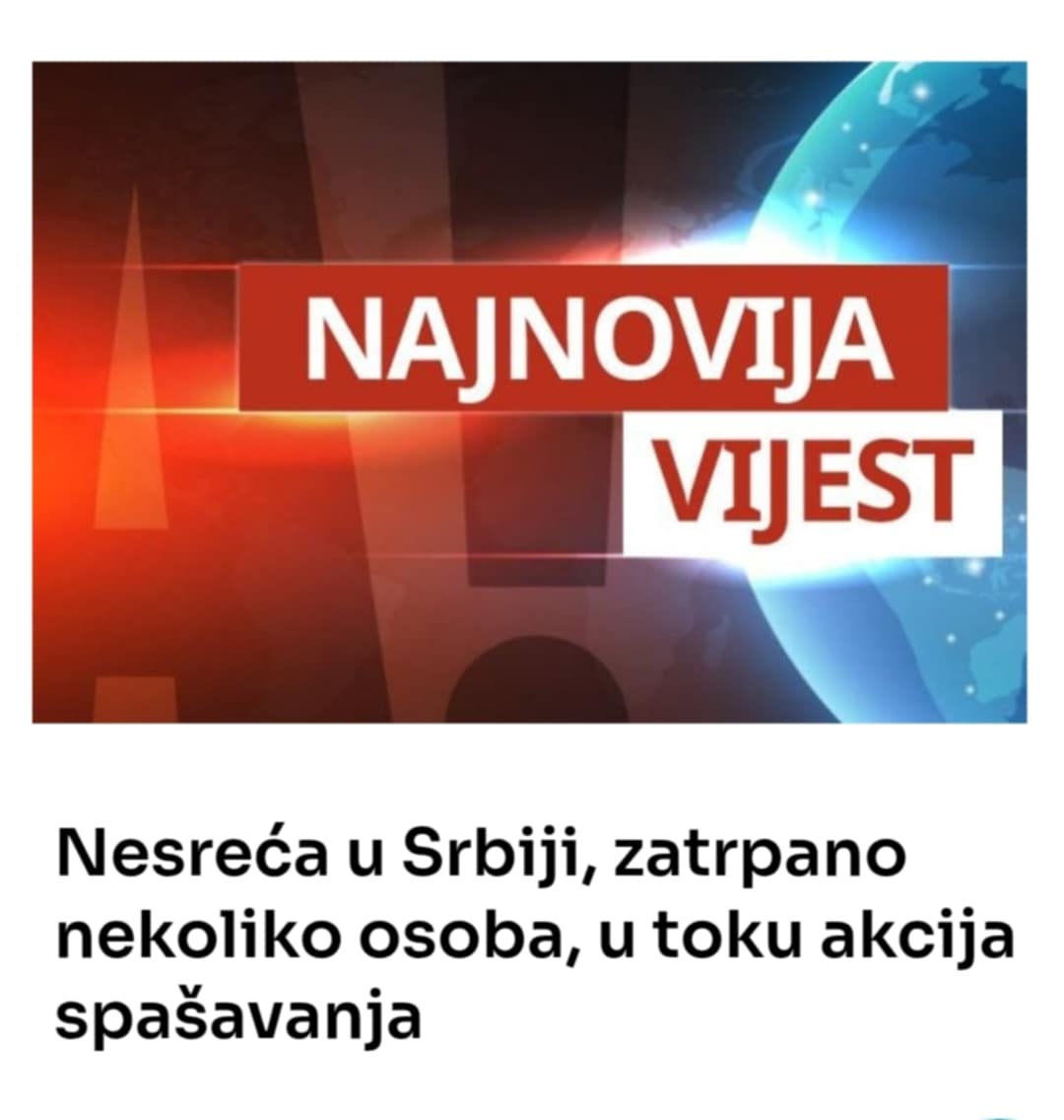 Nesreća u Srbiji, zatrpano nekoliko osoba, u toku akcija spašavanja