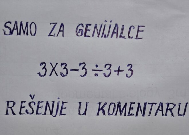 Proste matematičke operacije, a niko ne zna rešenje: Zadatak posvađao ljude, misle da je za genijalce