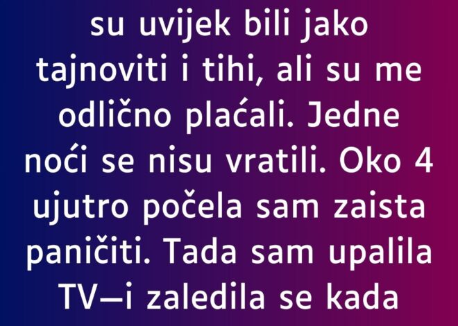 “Sa 17 godina čuvala sam blizance…”