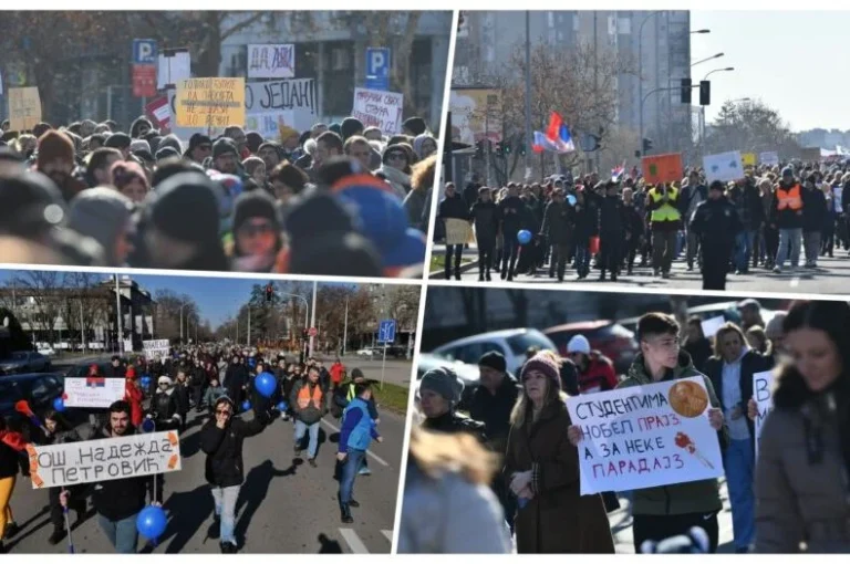 Kolone građana na ulicama Novog Beograda: Nišlije na putu ka Merošini, blokirana Glavna ulica u…