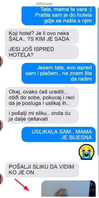 KĆERKA MI JE JAVILA DA ME MOJA ŽENA VARA, ZAMOLIO SAM JE DA JE USLIKA U HOTELU: Kad mi je poslala sliku SKORO SAM SE SRUŠIO, oblio me hladan znoj