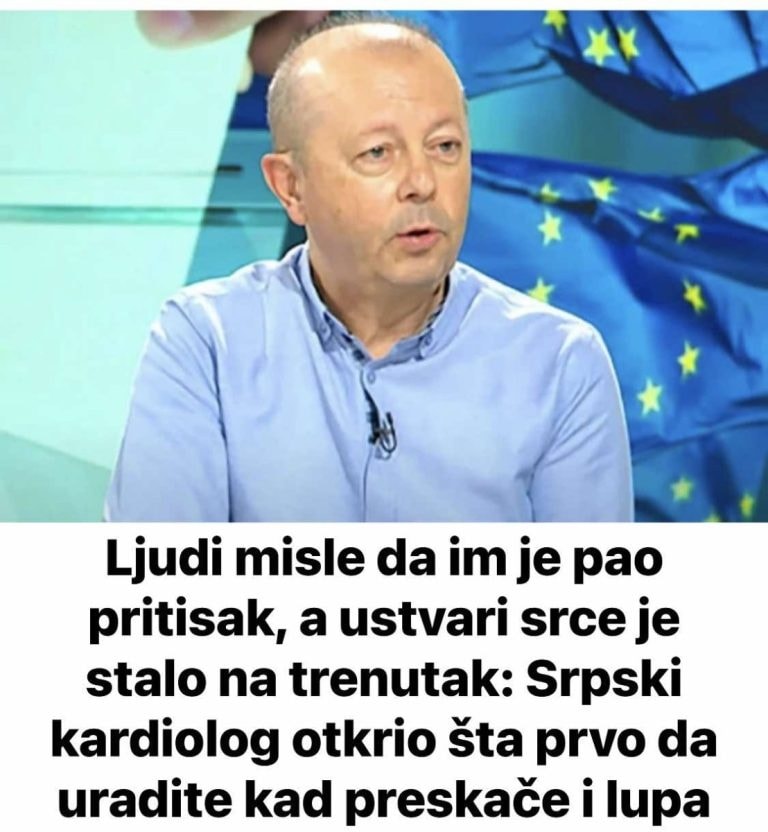 Ljudi misle da im je pao pritisak, a ustvari srce je stalo na trenutak: Srpski kardiolog otkrio šta prvo da uradite kad preskače i lupa