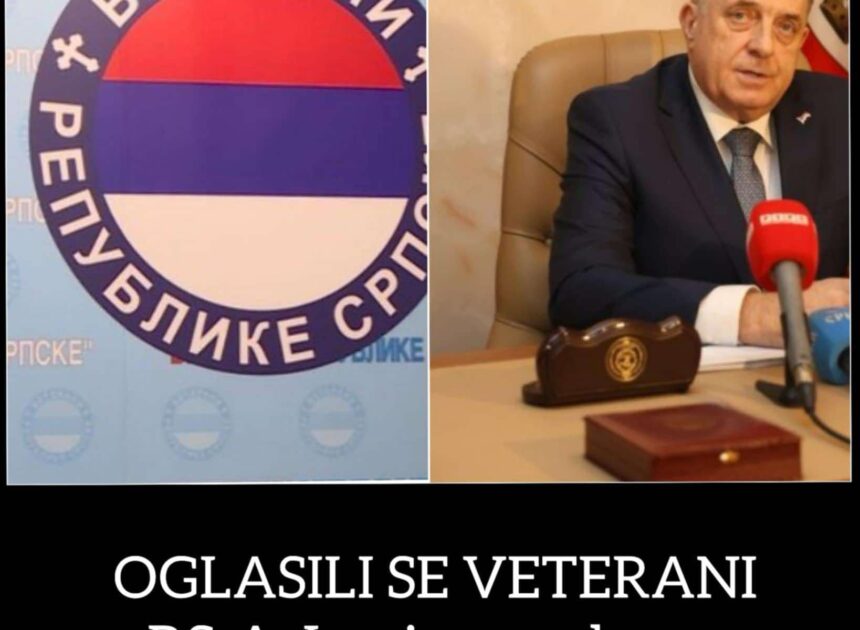 OGLASILI SE VETERANI RS-A: Imaju poruku za Dodika