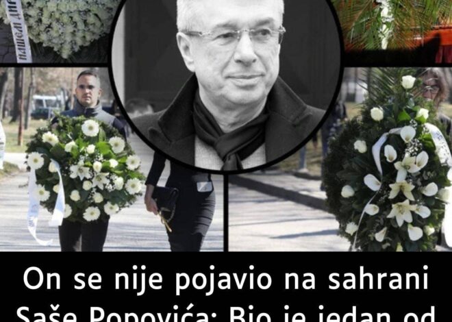 On se nije pojavio na sahrani Popovića: Bio je jedan od najpoznatijih članova žirija „Zvezda Granda“