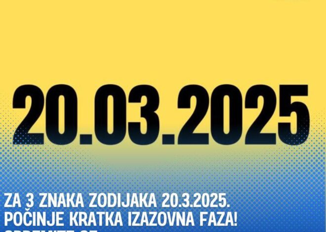 Za 3 znaka Zodijaka 20.3.2025. počinje kratka izazovna faza