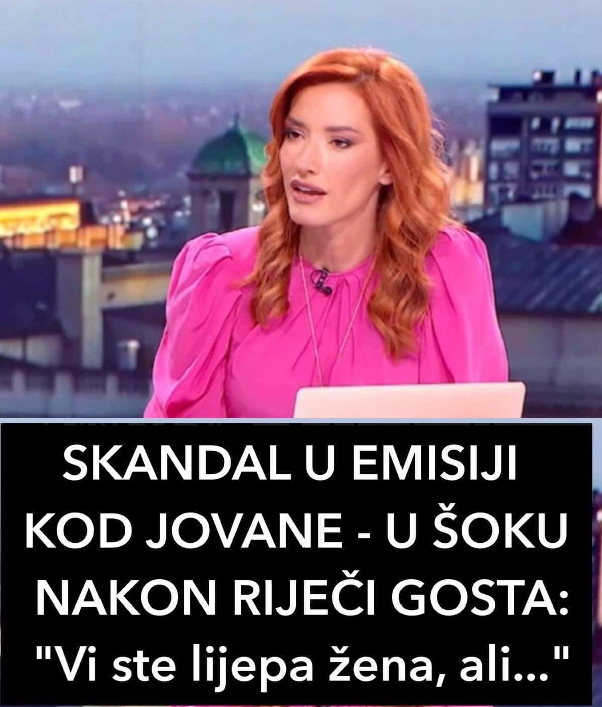 SKANDAL U EMISIJI KOD JOVANE – U ŠOKU NAKON RIJEČI GOSTA: “Vi ste lijepa žena, ali…”