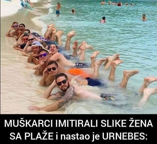 MUŠKARCI IMITIRALI SLIKE ŽENA SA PLAŽE i nastao je URNEBES: Slikali se kao i žene na Instagramu, SLIKA BROJ 3. je HIT GODINE