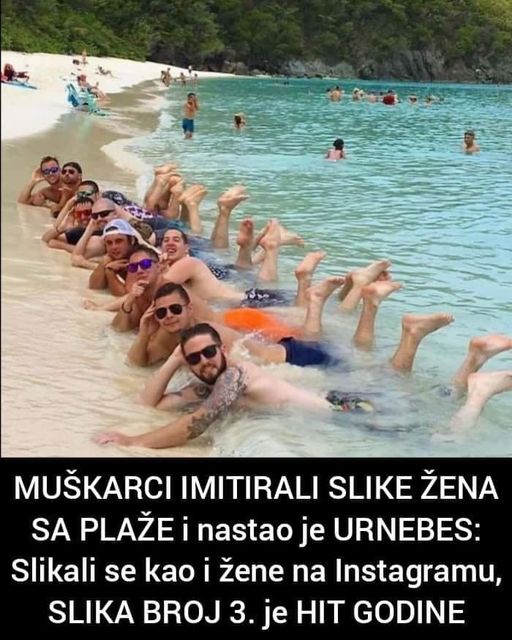 MUŠKARCI IMITIRALI SLIKE ŽENA SA PLAŽE i nastao je URNEBES: Slikali se kao i žene na Instagramu, SLIKA BROJ 3. je HIT GODINE