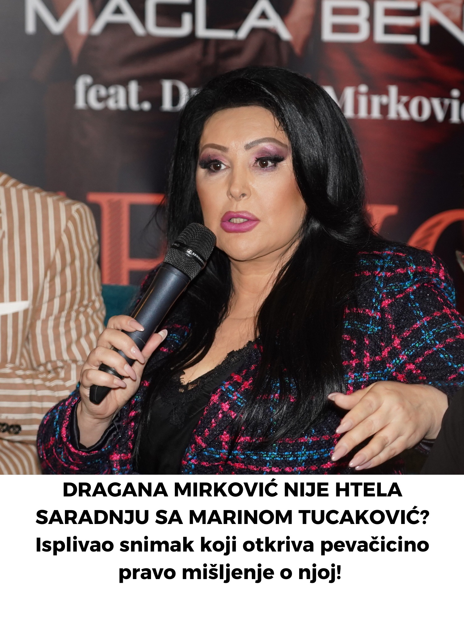 DRAGANA MIRKOVIĆ NIJE HTELA SARADNJU SA MARINOM TUCAKOVIĆ? Isplivao snimak koji otkriva pevačicino pravo mišljenje o njoj! (VIDEO)