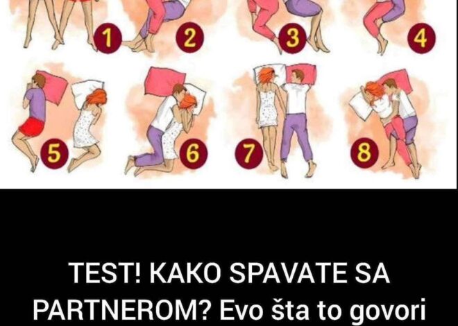 TEST! KAKO SPAVATE SA PARTNEROM? Evo šta to govori o vašoj VEZI