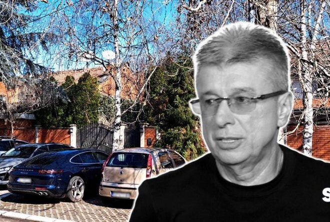 Misteriozni muškarac napustio dvorište: Evo šta se dešava ispred porodične vile Saše Popovića dan nakon što je preminuo (VIDEO)