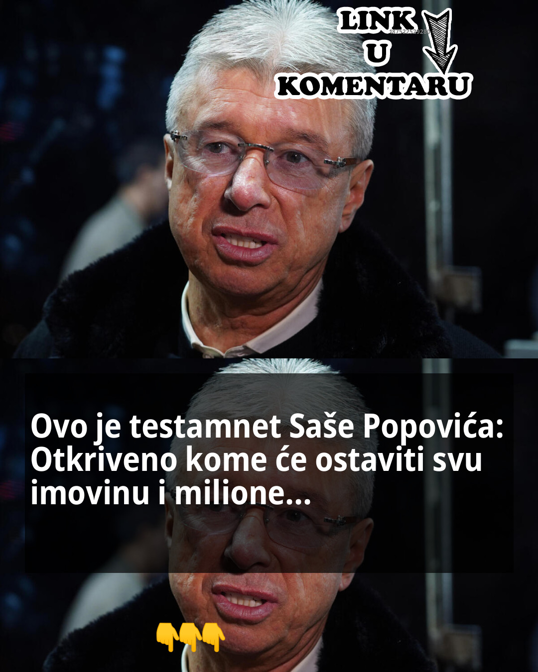 Ovo je testamnet Saše Popovića: Otkriveno kome će ostaviti svu imovinu i milione…