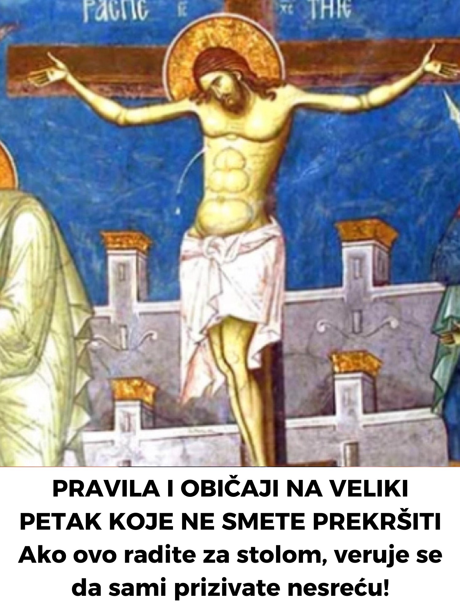 PRAVILA I OBIČAJI NA VELIKI PETAK KOJE NE SMETE PREKRŠITI Ako ovo radite za stolom, veruje se da sami prizivate nesreću!