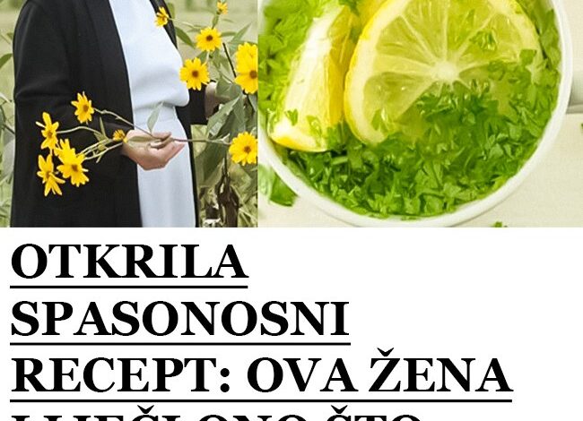 OTKRILA SPASONOSNI RECEPT: OVA ŽENA LIJEČI ONO ŠTO DOKTORI NE MOGU