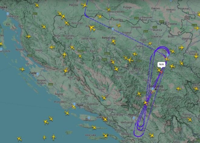 Misteriozna letjelica od jutros satima kruži iznad BiH: Avion poletio iz Rumunije
