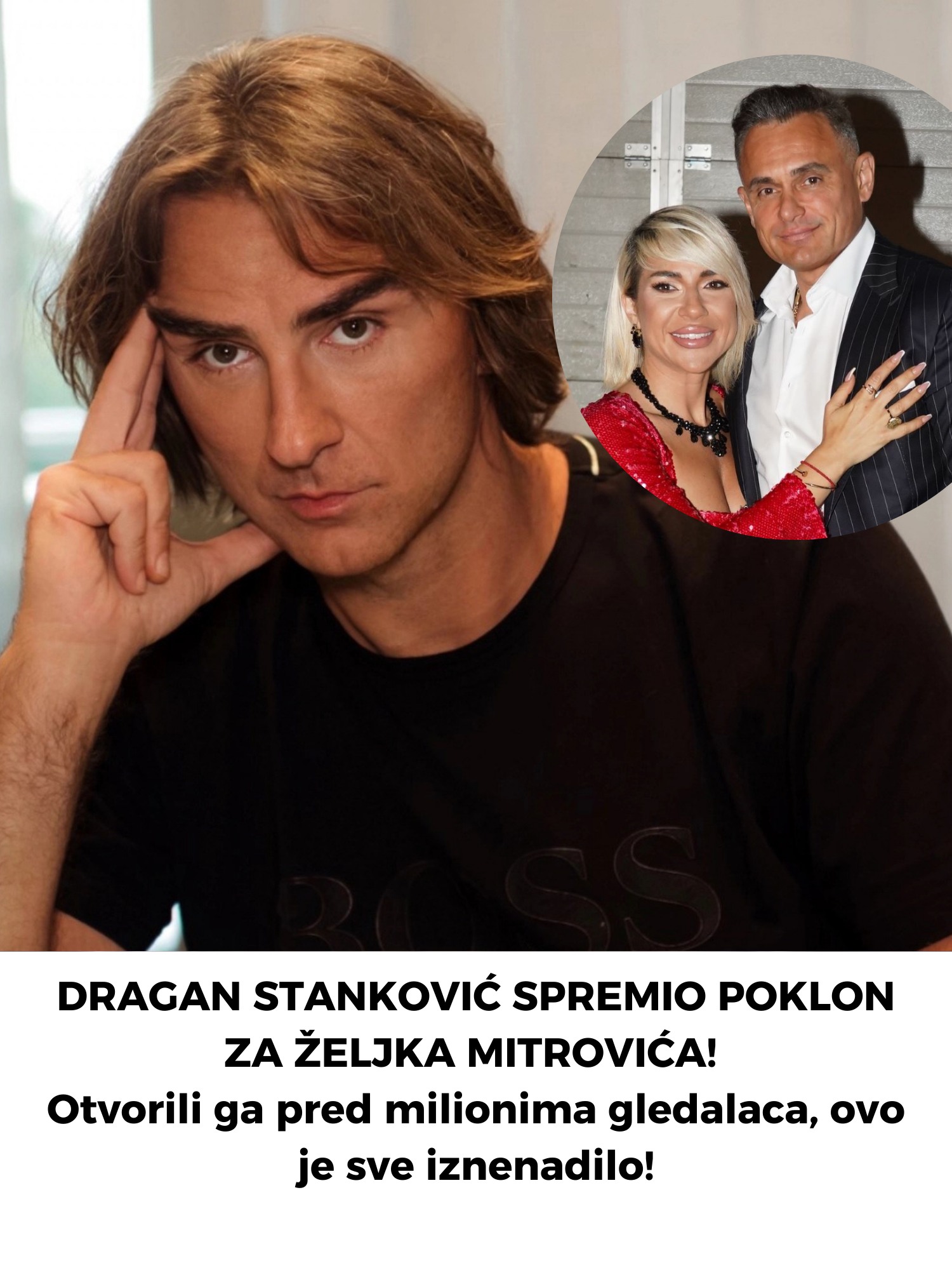 DRAGAN STANKOVIĆ SPREMIO POKLON ZA ŽELJKA MITROVIĆA! Otvorili ga pred milionima gledalaca, ovo je sve iznenadilo!